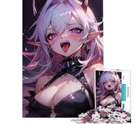 1000 Piece Jigsaw Puzzles for Adults Crazy Vampiress Ophelia Jigsaw 1000 Pieces Home Decoration Toys Presents for Women Unique Birthday And Xmas Gifts (38x26cm)