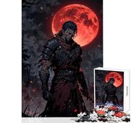 1000 Piece Jigsaw Puzzles for Adults Crimson Moon Sentinel Adult Jigsaw Puzzles Difficult Hard Train Your Brain And Hands Unique Birthday And Gifts (38x52cm)
