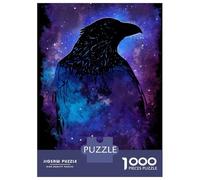 1000 Piece Jigsaw Puzzles for Adults Crow Ravens Adult Jigsaw Family Game Analysis And Logic Difficult And Challenge 38x26cm/1000pcs
