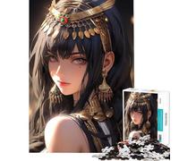 1000 Piece Jigsaw Puzzles for Adults Cute Cleopatra Help The Brain Exercise Improve Memory Educational Game for 14+ Puzzle Game Offered (38x52cm)