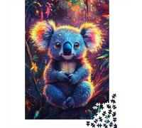 1000 Piece Jigsaw Puzzles for Adults Cute Koala Creative Rectangular Paper Puzzle 1000pcs (38x26cm)