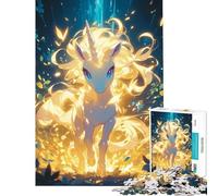 1000 Piece Jigsaw Puzzles for Adults Cute Legendary Unicorn Impossible Game for Educational Game Challenge Toy Gifts Ideas Learning Educational (Size 38x26cm)