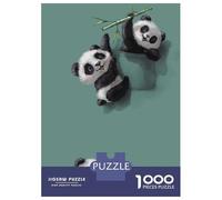 1000 Piece Jigsaw Puzzles for Adults Cute Panda Playing Jigsaws for Adults Brain Teaser Game Stress Reliever for Is Ideal As A Gift 70x50cm/1000pcs