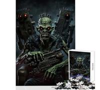 1000 Piece Jigsaw Puzzles for Adults Dead Army Zombie Soldier Adult Jigsaw Puzzles Difficult Hard Train Your Brain And Hands Unique Birthday And Gifts (38x52cm)