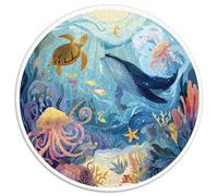 1000 Piece Jigsaw Puzzles for Adults Deep Sea Mysteries Colorful Ocean Life Educational Puzzle Game Cardboard Pieces for Long Lasting Enjoyment