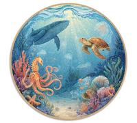 1000 Piece Jigsaw Puzzles for Adults Deep Sea Mysteries Colorful Ocean Life Educational Puzzle Game Cardboard Pieces for Long Lasting Enjoyment