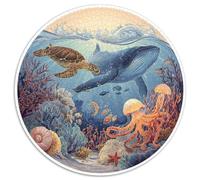 1000 Piece Jigsaw Puzzles for Adults Deep Sea Mysteries Colorful Ocean Life Educational Puzzle Game Cardboard Pieces for Long Lasting Enjoyment