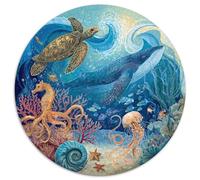 1000 Piece Jigsaw Puzzles for Adults Deep Sea Mysteries Colorful Ocean Life Educational Puzzle Game Cardboard Pieces for Long Lasting Enjoyment
