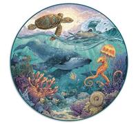 1000 Piece Jigsaw Puzzles for Adults Deep Sea Mysteries Colorful Ocean Life Educational Puzzle Game Cardboard Pieces for Long Lasting Enjoyment