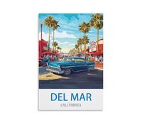 1000 Piece Jigsaw Puzzles for Adults Del Mar California Jigsaws Puzzles 1000 Pieces Teens Kids Jigsaw Entertainment Toys Brain Challenge Puzzle 52x38cm