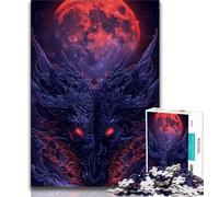 1000 Piece Jigsaw Puzzles for Adults Demon Dragon 1000 Pieces for Teenagers,family Fun Games Is Ideal As A Gift for The Whole Family (size 75x50cm)