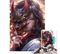 1000 Piece Jigsaw Puzzles for Adults Demon Ninja Girl Help The Brain Exercise Improve Memory Educational Game for 14+ Puzzle Game Offered (38x52cm)