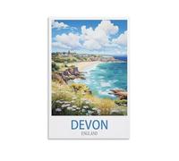 1000 Piece Jigsaw Puzzles for Adults，Devon England 1000 Piece Puzzle Classic Educational Games Beautiful Decoration Puzzle 52x38cm