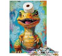 1000 Piece Jigsaw Puzzles for Adults Dino with A Roll Hands-on Game Birthday Present Anti-Stress Toys Train Your Brain And Hands Size 38x52cm