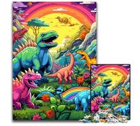 1000 Piece Jigsaw Puzzles for Adults Dinosaur Art Jigsaw Puzzles for Adults Perfect for Halloween, Christmas, Birthday Gift 26X38CM/10.23x14.96inch