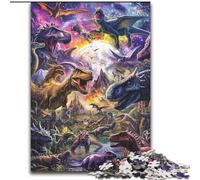 1000 Piece Jigsaw Puzzles for Adults Dinosaur Tyrannosaurus, for Educational Game Challenge Toy Enhance Memory for Age 14 (Size 26x38cm)