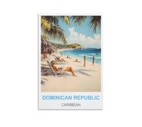 1000 Piece Jigsaw Puzzles for Adults，Dominican Republic Caribbean 1000 Piece Puzzle Classic Educational Games Beautiful Decoration Puzzle 38x26cm