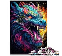 1000 Piece Jigsaw Puzzles for Adults Dragon God s Jigsaw for Gifts 26x38cm Stress Reliever Difficult Challenge for teenager Age 14+