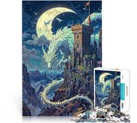 1000 Piece Jigsaw Puzzles for Adults Dragon Guardian of the Castle Mustermontage Tolle Geschenke und Spielzeuge38x26cm