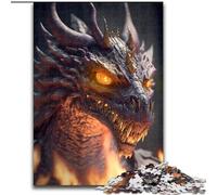 1000 Piece Jigsaw Puzzles for Adults Dragon Head I Puzzle Made of Wood,Challenging Brain Teaser for Teenagers, Family Game Night Fun 1000pcs(50x75cm)