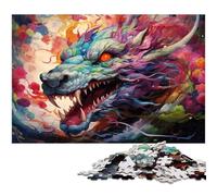 1000 Piece Jigsaw Puzzles For Adults Dragon in The Universe Puzzles for Adults & Kids Paper Jigsaw Great Gift 1000pcs(38x26cm)