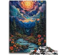 1000 Piece Jigsaw Puzzles for Adults Dream Scene Learning Educational Toys Family Games Enhance Love between Couples 26x38cm