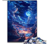 1000 Piece Jigsaw Puzzles for Adults Dream Scene Made of Wood, Making It A Great Gift for Family Fun 50x75cm for Birthday Holiday Christmas