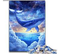 1000 Piece Jigsaw Puzzles for Adults Dream Whale Challenging Game And Family Play Educational Game for Birthday, Chrismas (size 50x75cm)
