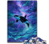 1000 Piece Jigsaw Puzzles for Adults Dream Whale Educational Games Home Decoration Educational Game for Birthday, Chrismas 26x38cm