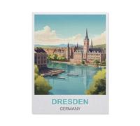 1000 Piece Jigsaw Puzzles for Adults，Dresden Germany，Classic Puzzle Difficult Puzzle Fun Creative DIY Toys Gifts for Girls And Boys, Family Games（38x26cm）-Q59