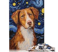 1000 Piece Jigsaw Puzzles for Adults Duck Tolling Retriever Paper Jigsaw Puzzle Family Entertainment Toys 1000pcs (38x26cm)