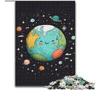 1000 Piece Jigsaw Puzzles for Adults Earth Puzzle Family Fun Activity, Brain Challenge, for Teenager (size 50x75cm)