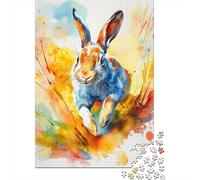1000 Piece Jigsaw Puzzles for Adults Easter Cute Bunny Wooden Jigsaw Puzzles for Adults Puzzles Educational Puzzle for Family And Friends Gifts 1000pcs (75x50cm)