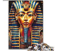 1000 Piece Jigsaw Puzzles for Adults Egyptian Pharaoh Jigsaw Puzzles for Adults 26X38CM Birthday Gift Idea, Challenging Brain Teaser Game