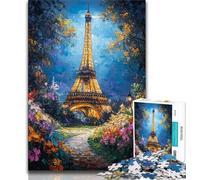 1000 Piece Jigsaw Puzzles for Adults Eiffel Tower 1000 Pieces for Teenagers,family Fun Games Is Ideal As A Gift for The Whole Family (size 75x50cm)