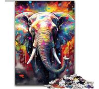 1000 Piece Jigsaw Puzzles for Adults Elephant Nebula Impossible Jigsaw Puzzles for Adults size : 26x38cm Brain-Challenging DIY Decorative Game, Family Interactive Toy