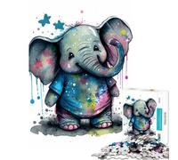 1000 Piece Jigsaw Puzzles for Adults Elephant Pajama Toys Educational Games Educational Game Presents for Women Birthday Gifts (Size 75x50cm)