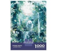 1000 Piece Jigsaw Puzzles for Adults Enchanted Forest Bear Decor Puzzles for Adults Anti-Stress Toys Analysis And Logic Difficult And Challenge 38x26cm/1000pcs
