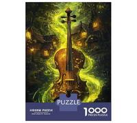 1000 Piece Jigsaw Puzzles for Adults Enchanted Violin in Fairy Woods Teenager Puzzles Toy Wall Decor Birthday Present Unique Gifts for Birthday And Christmas 70x50cm/1000pcs