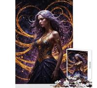 1000 Piece Jigsaw Puzzles for Adults Enigmatic Celestial Sorceress Home Decoration Toys Gifts for Women Men Brain Teaser Game Difficult And Challenge size 38x26cm