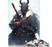 1000 Piece Jigsaw Puzzles for Adults Epic Snow Warrior Jigsaw Puzzle Adult Paper Puzzles Family Entertainment Toys 1000pcs (38x26cm)