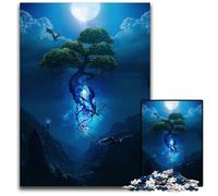 1000 Piece Jigsaw Puzzles for Adults Ethereal EnergyWooden Jigsaw Perfect Home Or Office Decor Ideal 1000 PCS(75x50cm)