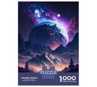 1000 Piece Jigsaw Puzzles for Adults Everest Dawn Planet Jigsaws for Adults Brain Teaser Game Stress Reliever for Is Ideal As A Gift 38x26cm/1000pcs