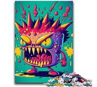 1000 Piece Jigsaw Puzzles for Adults Evil Graffiti Creature Educational Family Game Wall Decoration Unique Birthday And Xmas Gifts 38x26cm