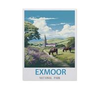 1000 Piece Jigsaw Puzzles for Adults，Exmoor National Park，Classic Puzzle Difficult Puzzle Fun Creative DIY Toys Gifts for Girls And Boys, Family Games（38x26cm）-BP25