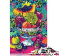 1000 Piece Jigsaw Puzzles for Adults Exotic Fruit Medley Jigsaw Puzzle Children Paper Puzzles Family Entertainment Toys 38x26cm/1000pcs