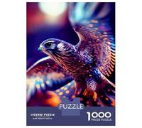 1000 Piece Jigsaw Puzzles for Adults Falcon Jigsaws for Adults Brain Teaser Game Stress Reliever for Is Ideal As A Gift 38x26cm/1000pcs