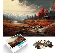 1000 Piece Jigsaw Puzzles for Adults Fall landscape Decompressing Intellectual Educational Toy Enhance love between couples 50x70cm