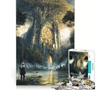 1000 Piece Jigsaw Puzzles for Adults Fallen Sanctum of The Cursed Valley, Practical Game, Improve Memory, Deal As Gifts for The Whole Family 50x75cm