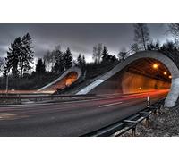 1000 Piece Jigsaw Puzzles for Adults Family Fun Jigsaws Puzzles 1000 Pieces Gifts for MenNatural Scenery,Roads,Mountains,Highways,Tunnels 50x70CM